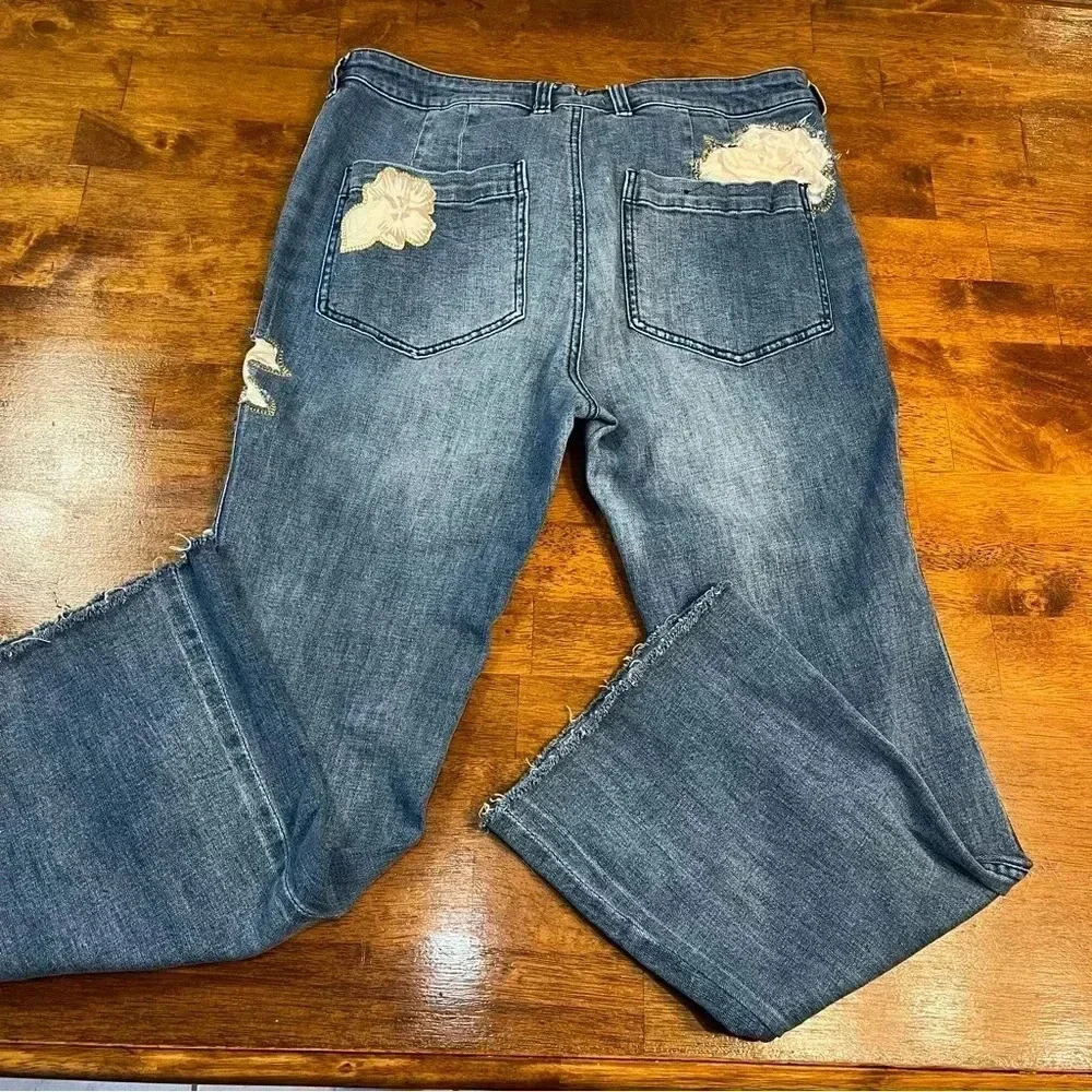 Anthropologie Pilcro and the Letterpress High Rise Trouser Bootcut 32 Petite - Picture 8 of 10